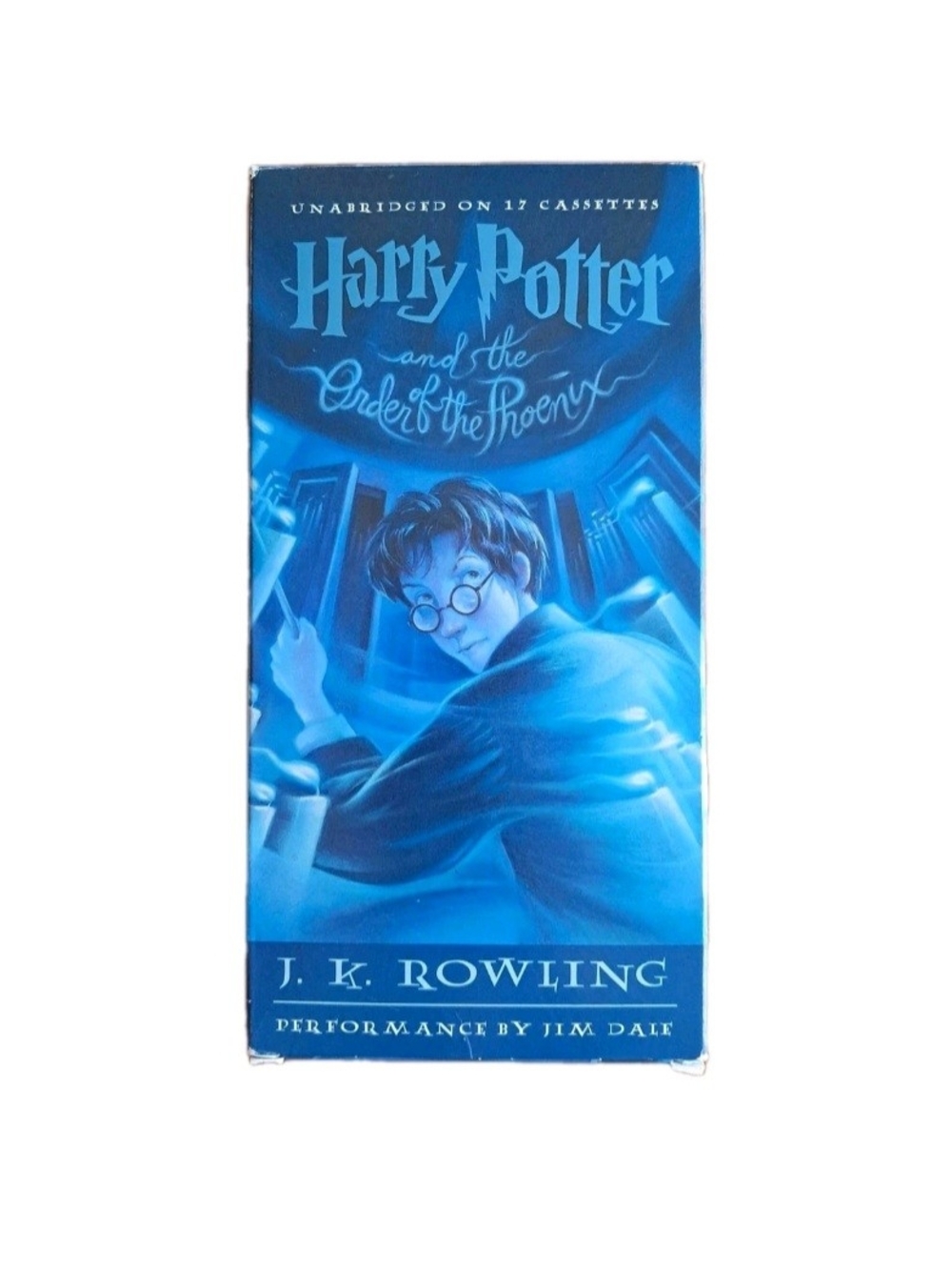 Harry Potter Order of the Phoenix 17 Cassette Tape Audio Book Box Set Jim Dale
